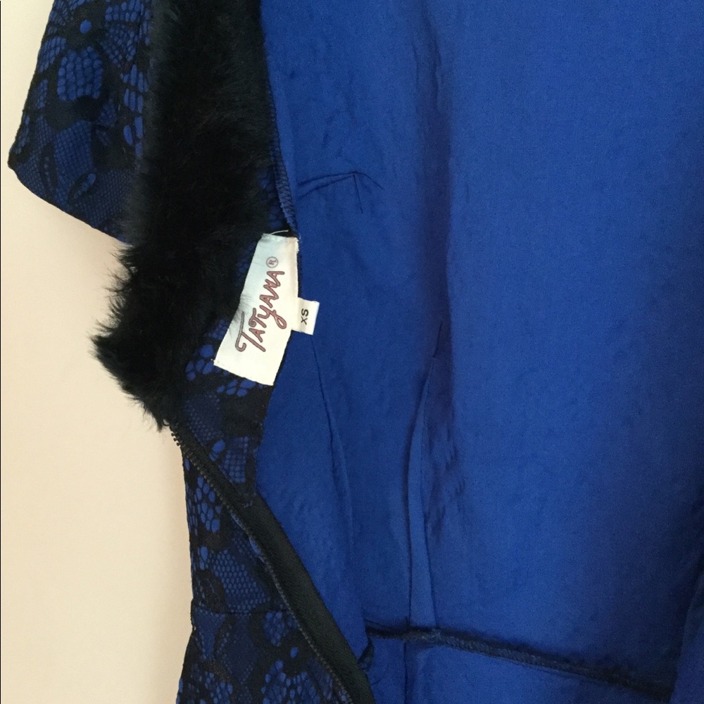 Tatyana high end Vintage blue embellished dress